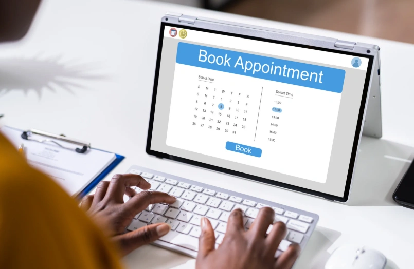 Book an appointment online