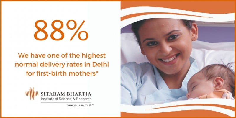 88%_Normal_delivery_rate_in_Delhi